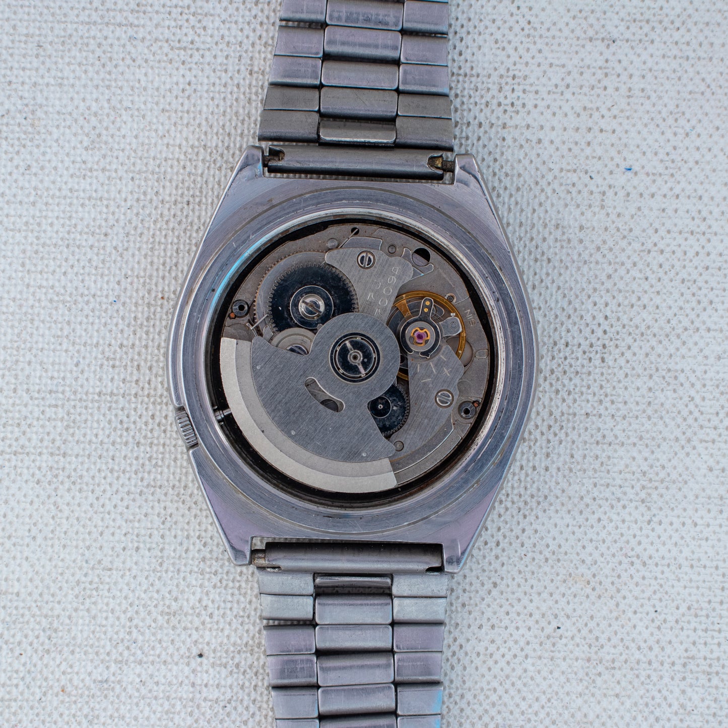 Vintage Seiko 5 Automatic 7009-876J Black Dial English/Spanish Men's Watch