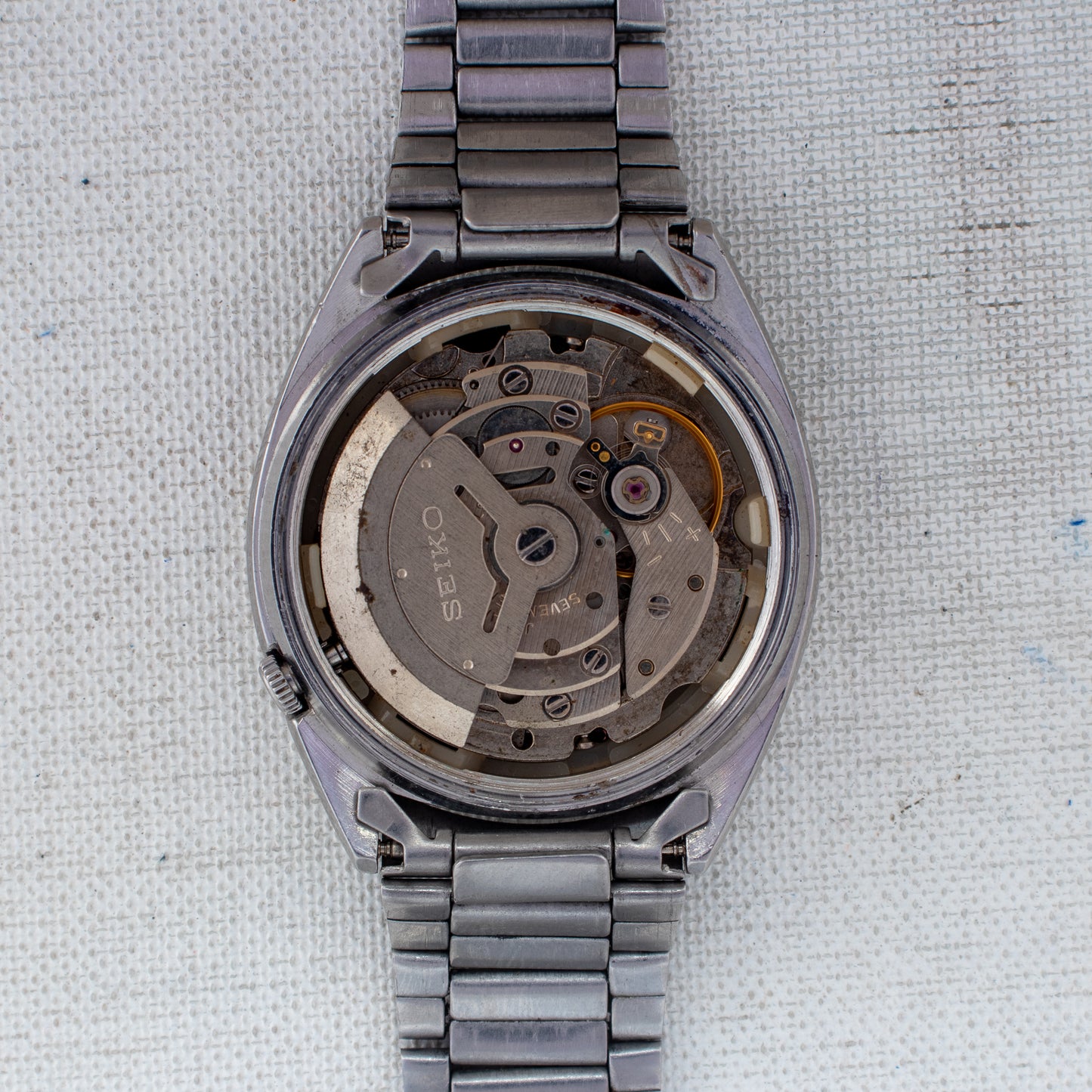 Vintage Seiko 5 Automatic Men's Watch | Black Dial 6309-8840 Italian/English Day