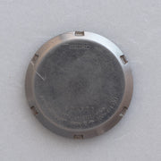 Caseback of Vintage Seiko 5 7009-876J Automatic White Checkerboard Dial Watch showing reference details