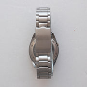 Clasp and rear view of Vintage Seiko 5 7009-876J Automatic White Checkerboard Dial Watch