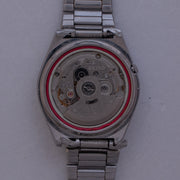 Automatic movement of Vintage Seiko 5 7009-8760 Automatic White Dial Octagonal Case Watch