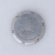 Caseback of Vintage Seiko 5 7009-4040 Automatic Silver 24-Hour Dial Watch showing reference details