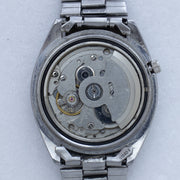 Automatic movement detail of Vintage Seiko 5 7009-4040 Automatic Silver 24-Hour Dial Watch
