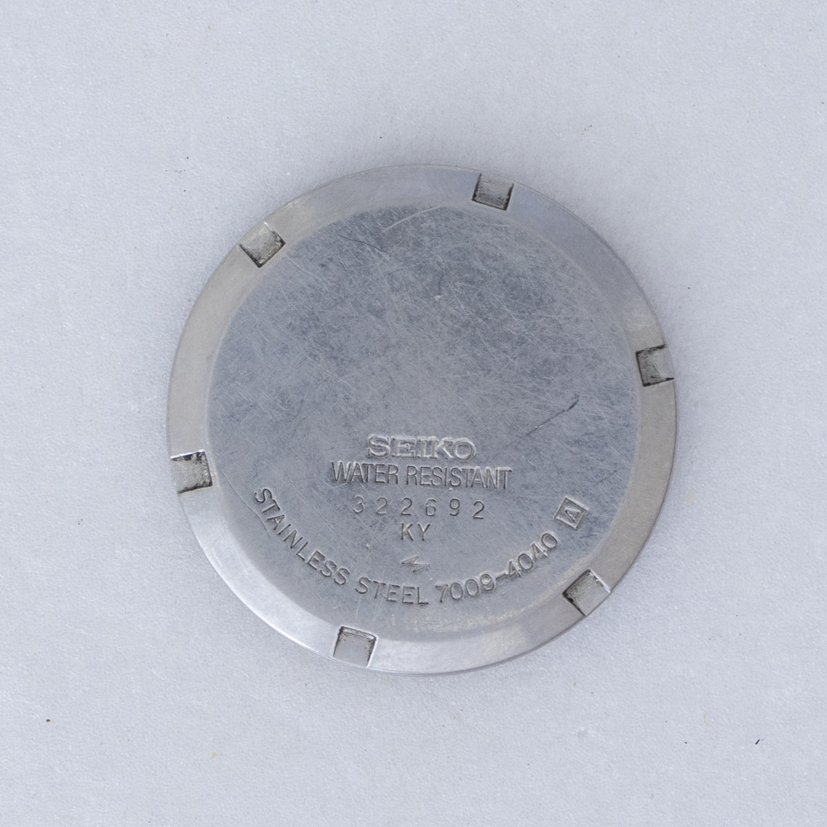 Vintage Seiko 5 7009 automatic movement alternate view