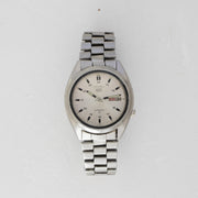Additional angle of Vintage Seiko 5 7009-4040 Automatic Silver 24-Hour Dial Watch