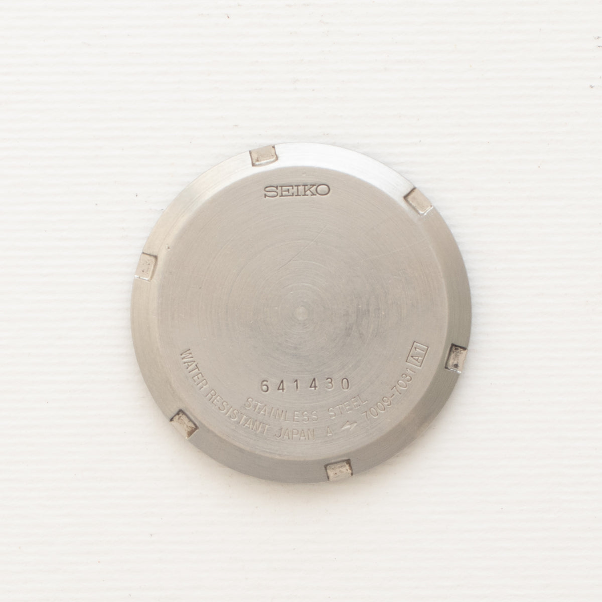 Vintage Seiko 5 7009-7031 wristwatch caseback