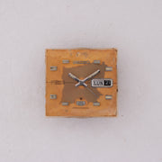 Vintage Seiko 5 6119-5000 Automatic 21J Gold Dial Day Date Wristwatch