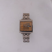 Vintage Seiko 5 6119-5000 Automatic 21J Gold Dial Day Date Wristwatch