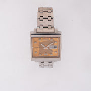 Vintage Seiko 5 6119-5000 Automatic 21J Gold Dial Day Date Wristwatch