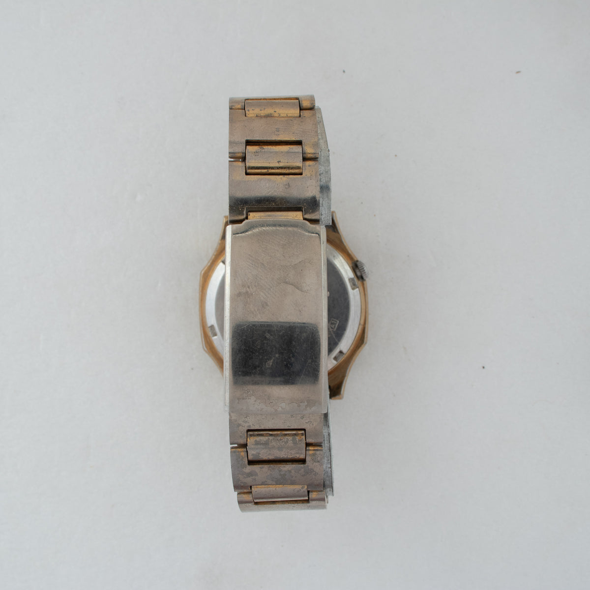 Vintage Seiko 5 7009-5620 Automatic 17J Gold Dial Day Date Wristwatch