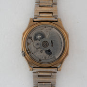 Vintage Seiko 5 7009-5620 Automatic 17J Gold Dial Day Date Wristwatch