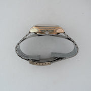 Vintage Seiko 5 6349-5000 Automatic 23J Gold Dial Day Date Wristwatch