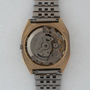Vintage Seiko 5 6349-5000 Automatic 23J Gold Dial Day Date Wristwatch