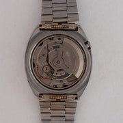 Vintage Seiko 5 7019-5420 R Automatic 21J Gold Dial Day Date Wristwatch