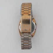 Vintage Seiko 5 7009-2031 Automatic 17J Gold Dial Day Date Wristwatch
