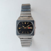Vintage Seiko 5 6309-5510 Automatic 17J Black Dial Day Date Wristwatch