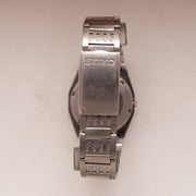 Vintage Seiko 5 6309-6200 Automatic 17J Black Dial Day Date Wristwatch