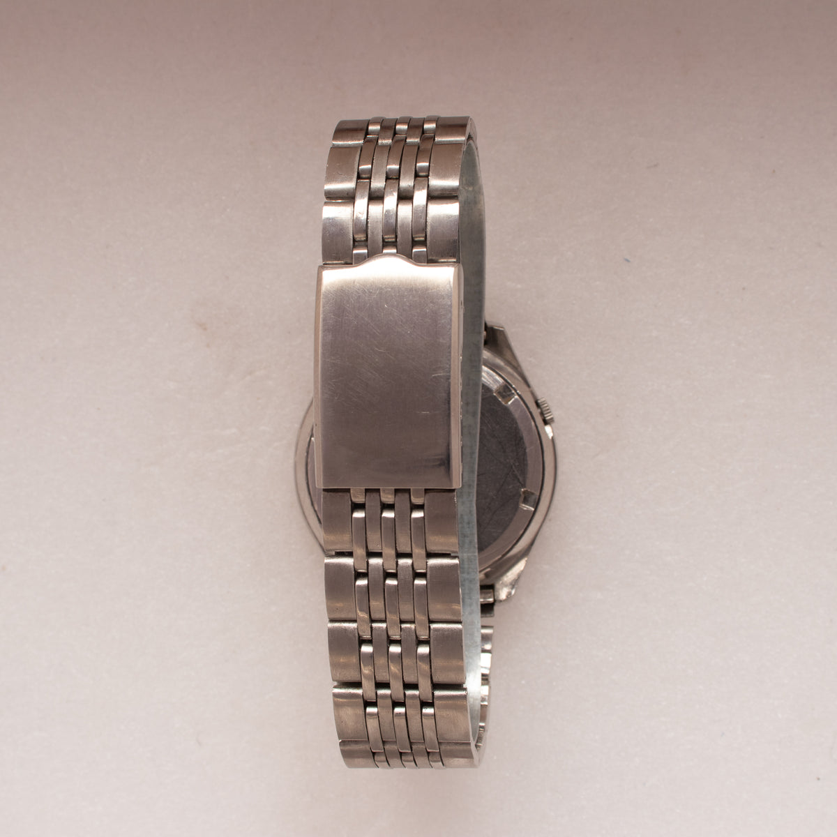 Vintage Seiko 5 7009-5250 Automatic 17J Black Dial Day Date Wristwatch