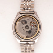 Vintage Seiko 5 7009-5250 Automatic 17J Black Dial Day Date Wristwatch