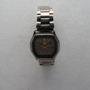 Vintage Seiko 5 6309-584A Automatic 17J Black Dial Day Date Wristwatch