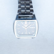 Vintage Seiko 5 7009-5860 Automatic 17J Black Dial Day Date Wristwatch