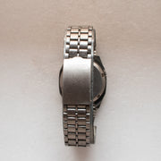 Vintage Seiko 5 7009-5860 Automatic 17J Black Dial Day Date Wristwatch