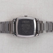 Vintage Seiko 5606-5000 Automatic 25J Silver Dial Day Date Wristwatch