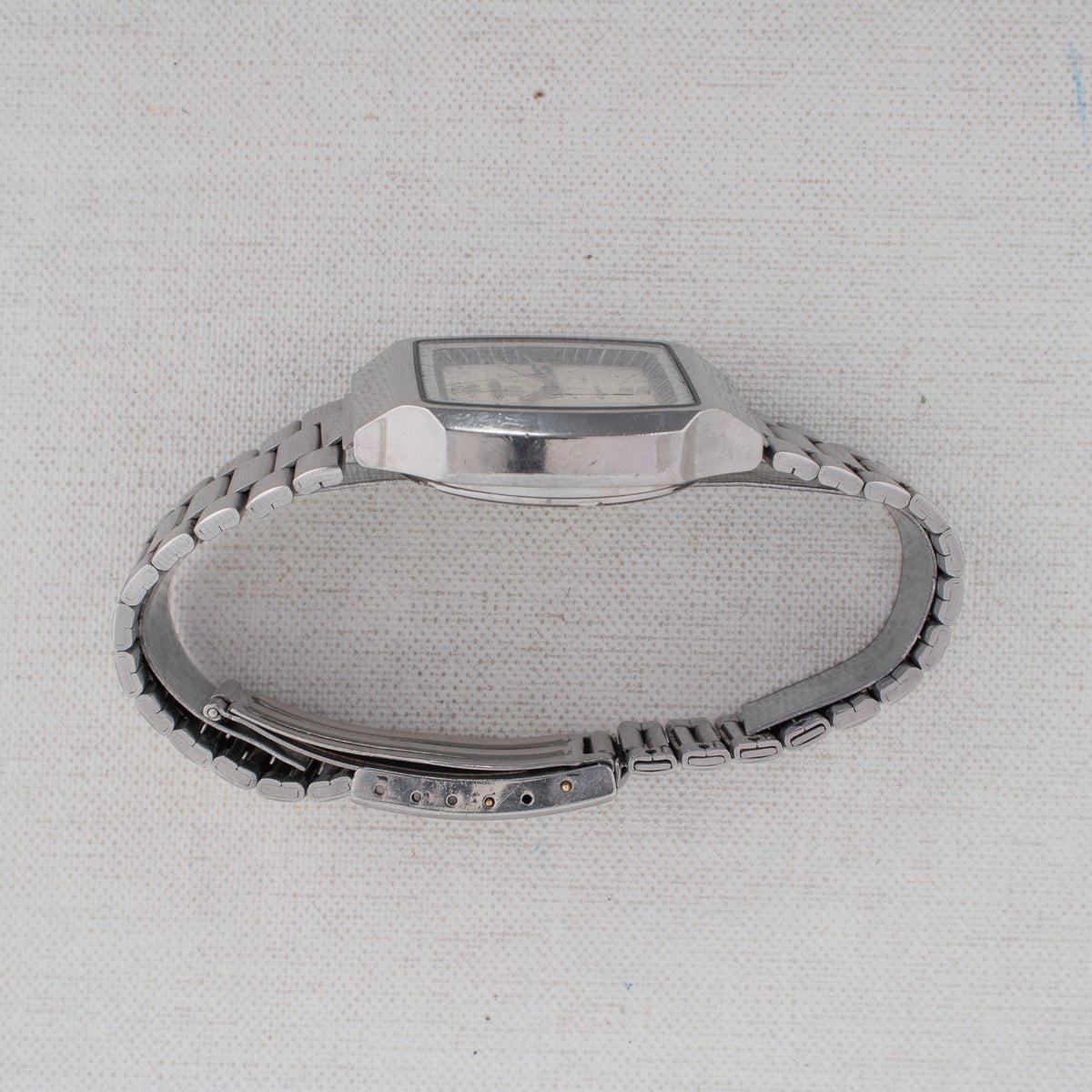 Vintage Seiko 5 6309-5490 Automatic 17J Silver Dial Day Date Wristwatch