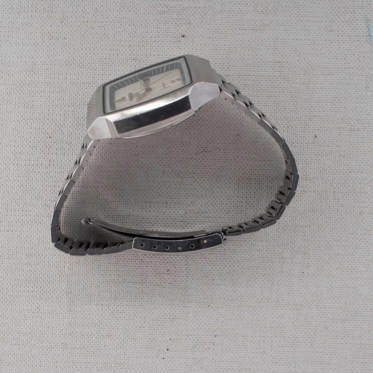 Vintage Seiko 5 6309-5490 Automatic 17J Silver Dial Day Date Wristwatch