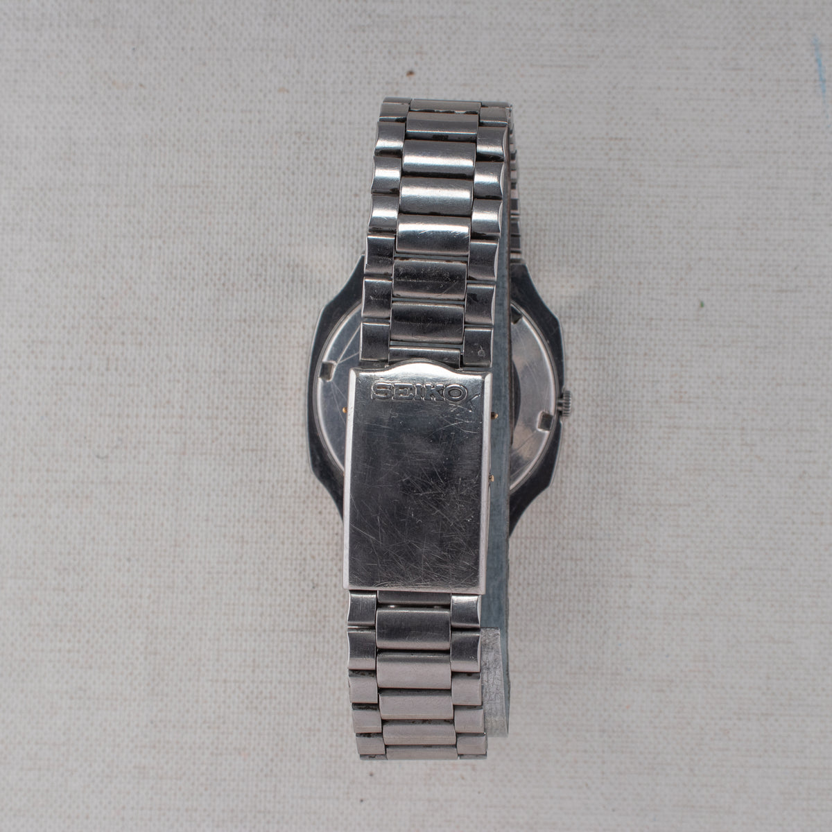 Vintage Seiko 5 6309-5490 Automatic 17J Silver Dial Day Date Wristwatch