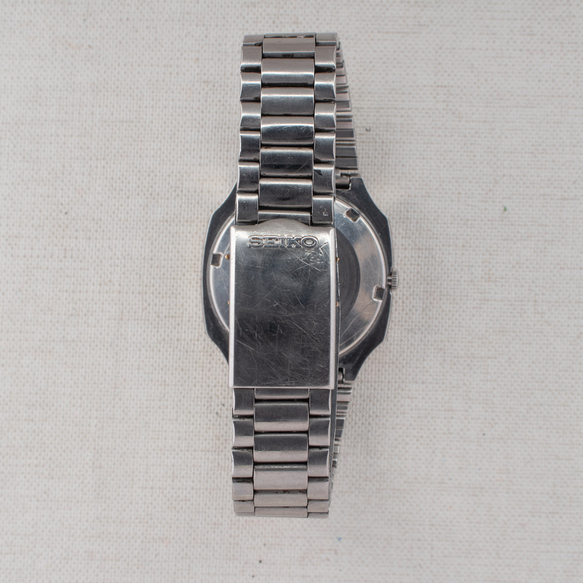 Vintage Seiko 5 6309-5490 Automatic 17J Silver Dial Day Date Wristwatch