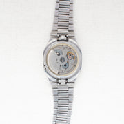 Vintage Seiko 5 7019-520B Automatic 21J Silver Dial Day Date Wristwatch