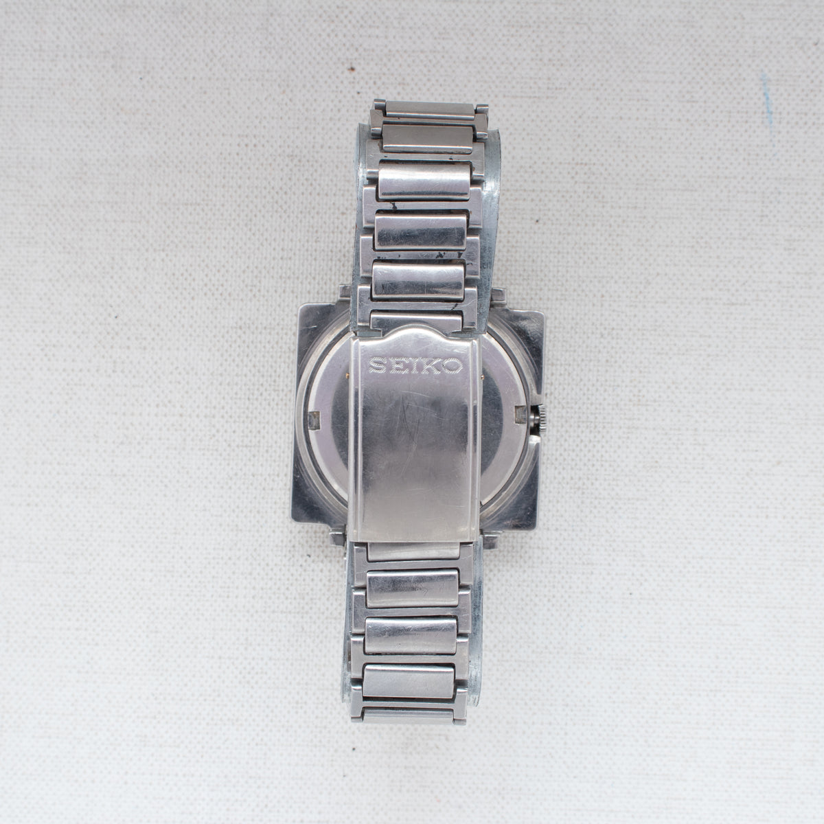 Vintage Seiko 5 6119-5401 Automatic 21J Silver Dial Day Date Wristwatch