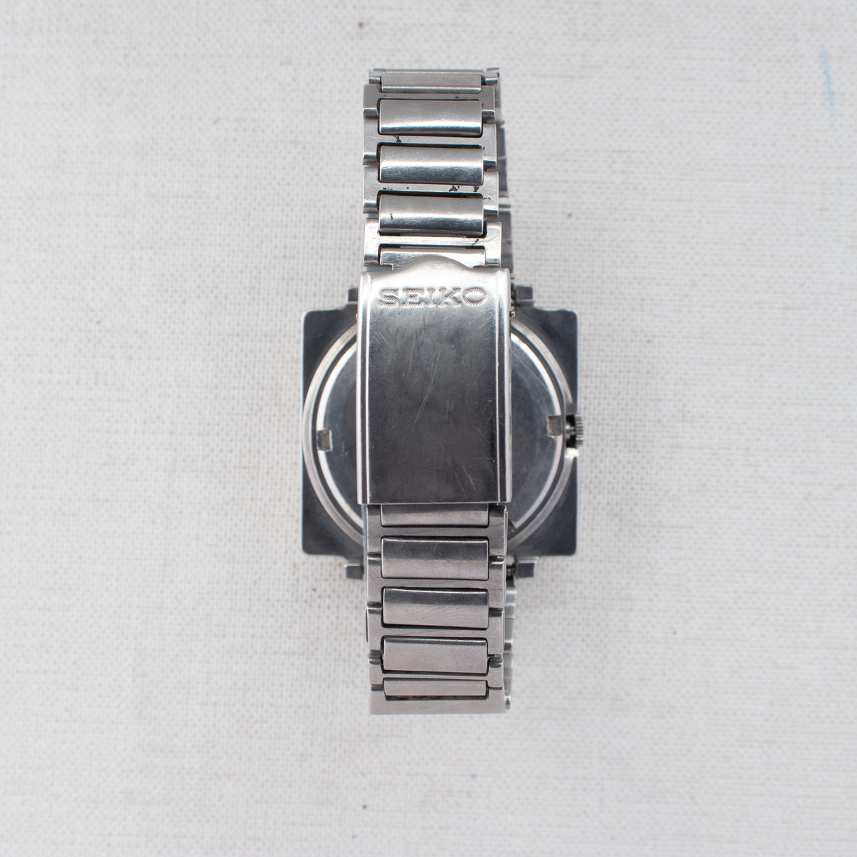 Vintage Seiko 5 6119-5401 Automatic 21J Silver Dial Day Date Wristwatch