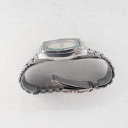 Vintage Seiko 5 6309-615A Automatic 17J Silver Dial Day Date Wristwatch
