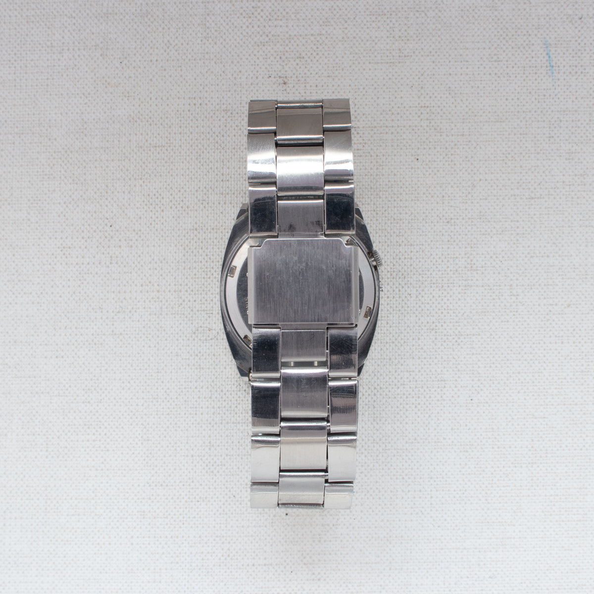 Vintage Seiko 5 7009-5760 Automatic 17J Silver Dial Day Date Wristwatch
