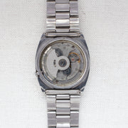 Vintage Seiko 5 7009-5760 Automatic 17J Silver Dial Day Date Wristwatch