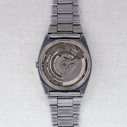 Vintage Seiko 5 6349-5080 Automatic 23J Silver Dial Day Date Wristwatch
