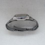 Vintage Seiko 5 6309-5180 Automatic 17J Silver Dial Day Date Wristwatch