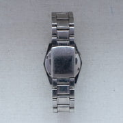 Vintage Seiko 5 6349-5420 Automatic 23J Silver Dial Day Date Wristwatch