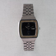 Vintage Seiko 5 6309-549A Automatic 17J Blue Dial Day Date Wristwatch