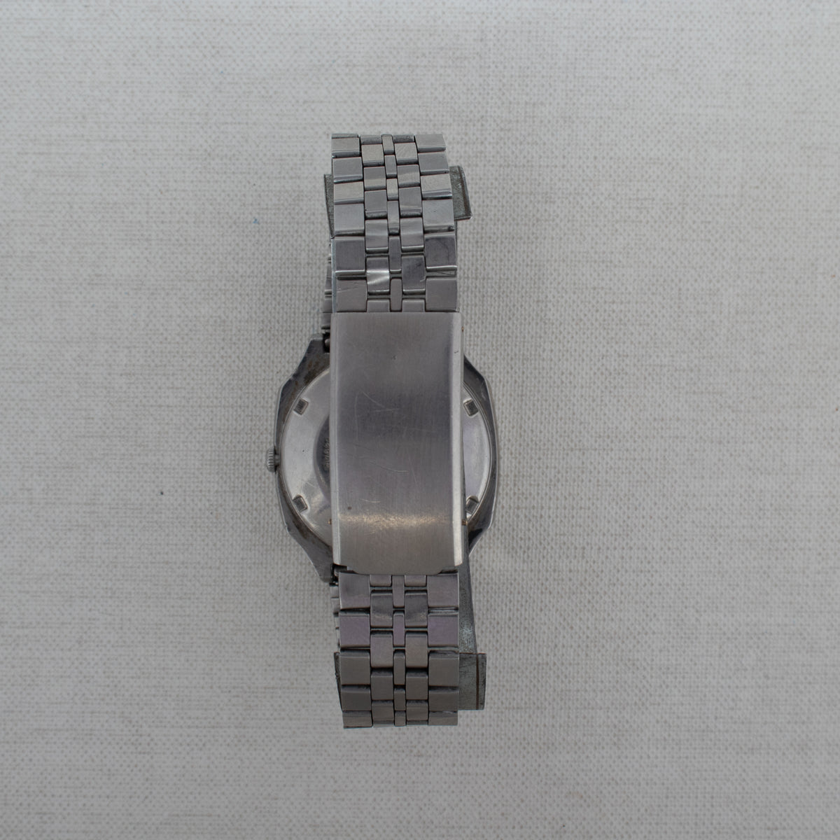 Vintage Seiko 5 6309-549A Automatic 17J Blue Dial Day Date Wristwatch
