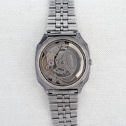 Vintage Seiko 5 6309-549A Automatic 17J Blue Dial Day Date Wristwatch