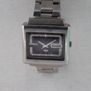 Vintage Seiko 5 6309-5030 Automatic 17J Blue Dial Day Date Wristwatch