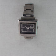 Vintage Seiko 5 6309-5030 Automatic 17J Blue Dial Day Date Wristwatch