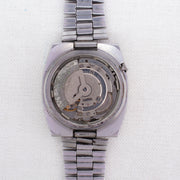 Vintage Seiko 5 6309-5100 Automatic 17J Blue Dial Day Date Wristwatch