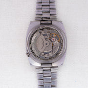 Vintage Seiko 5 6309-5100 Automatic 17J Blue Dial Day Date Wristwatch