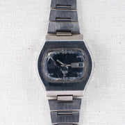 Vintage Seiko 5 6119-5401 Automatic 21J Blue Dial Day Date Wristwatch