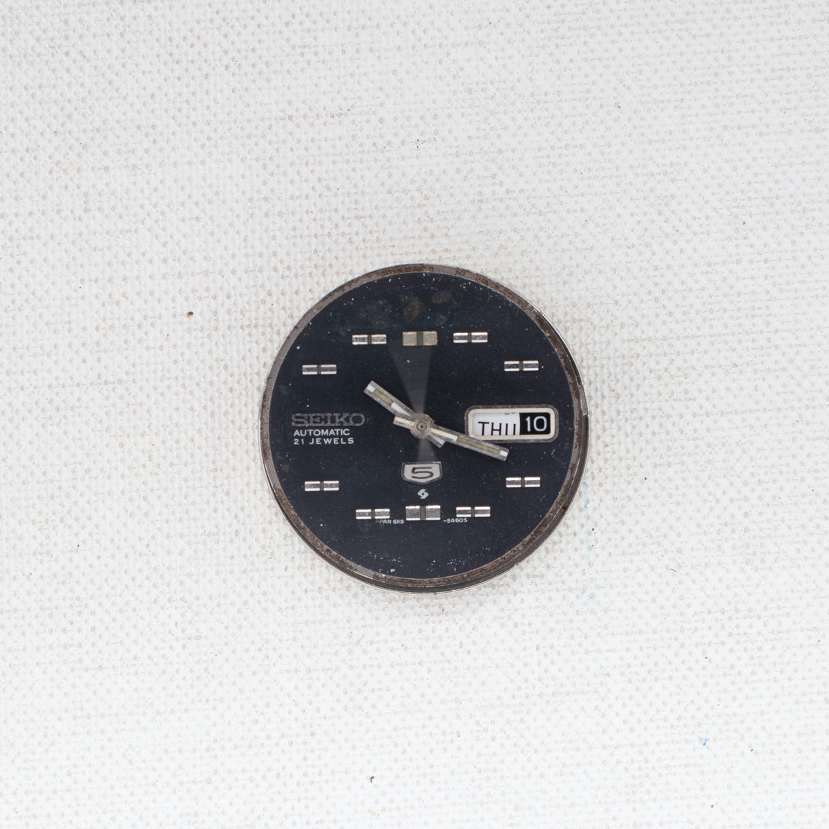 Vintage Seiko 5 6119-5401 Automatic 21J Blue Dial Day Date Wristwatch