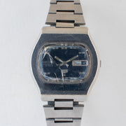 Vintage Seiko 5 6119-5401 Automatic 21J Blue Dial Day Date Wristwatch